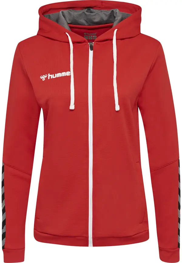 Hummel Hummel Sportski gornji dio trenirke 'Authentic'  siva / crvena / crna / bijela