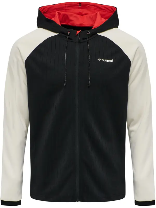 Hummel Hummel Sportski gornji dio trenirke  crvena / crna / bijela
