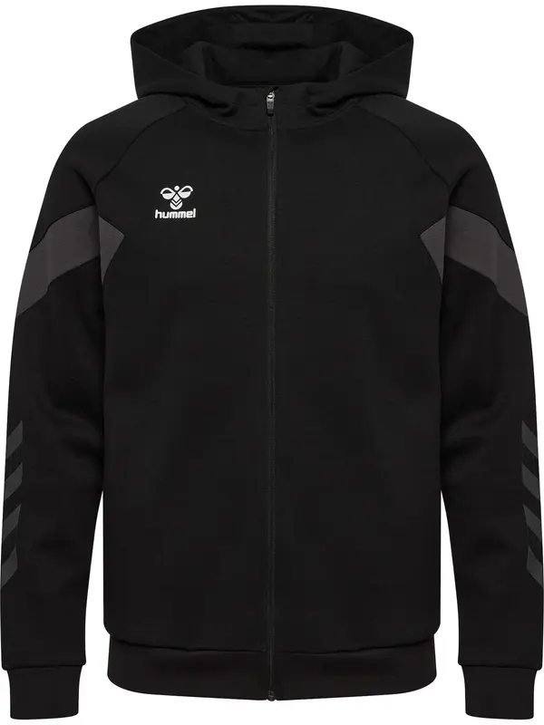 Hummel Hummel Sportski gornji dio trenirke  siva / crna / bijela