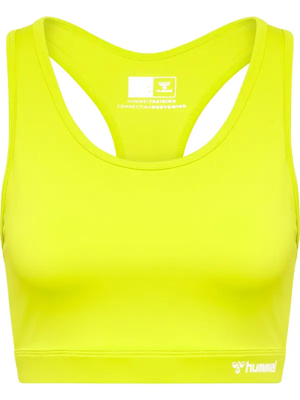 Hummel Hummel Sportski grudnjak 'Active'  limeta / bijela