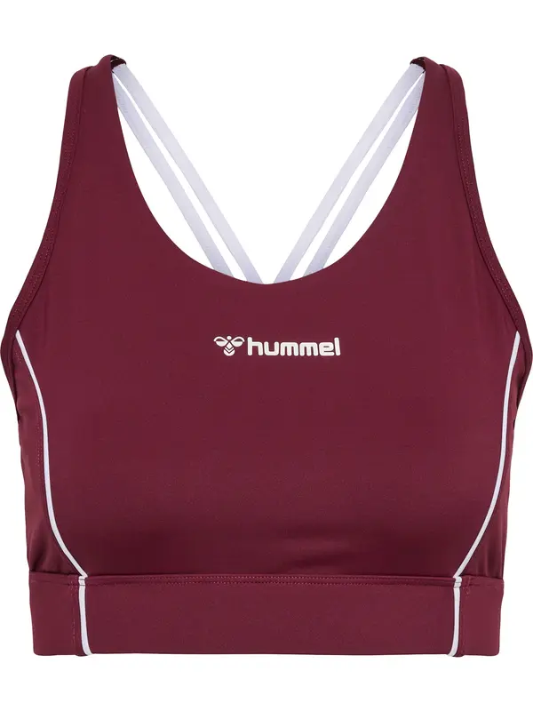 Hummel Hummel Sportski grudnjak 'FLASH'  ljubičasto crvena / bijela