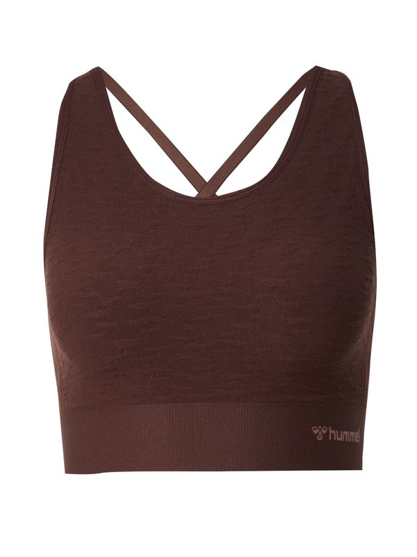 Hummel Hummel Sportski grudnjak 'Focus Seamless'  čokolada