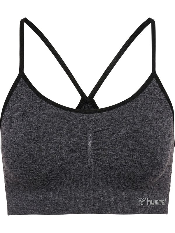 Hummel Hummel Sportski grudnjak  svijetlosiva / crna