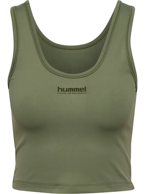 Hummel Hummel Sportski top 'Hiit Intensity'  maslinasta / crna