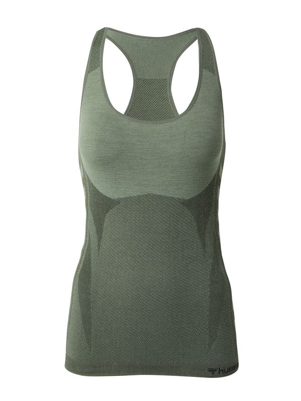 Hummel Hummel Sportski top  kaki / maslinasta / crna