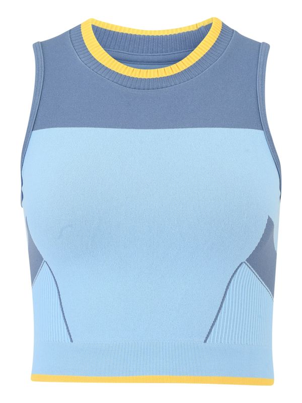 Hummel Hummel Sportski top  sivkasto plava / svijetloplava / žuta