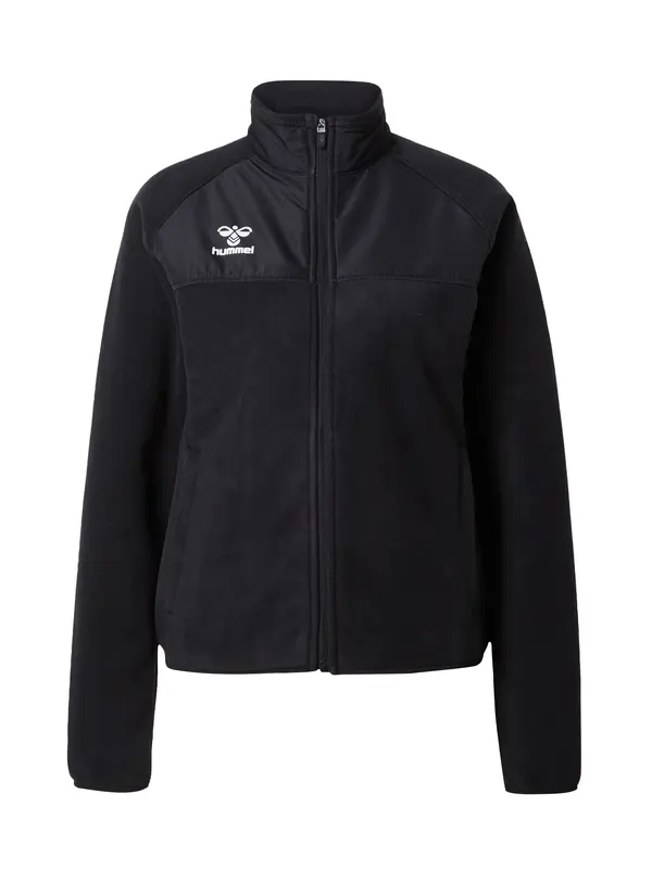 Hummel Hummel Tehnička flis jakna 'Go'  crna / bijela