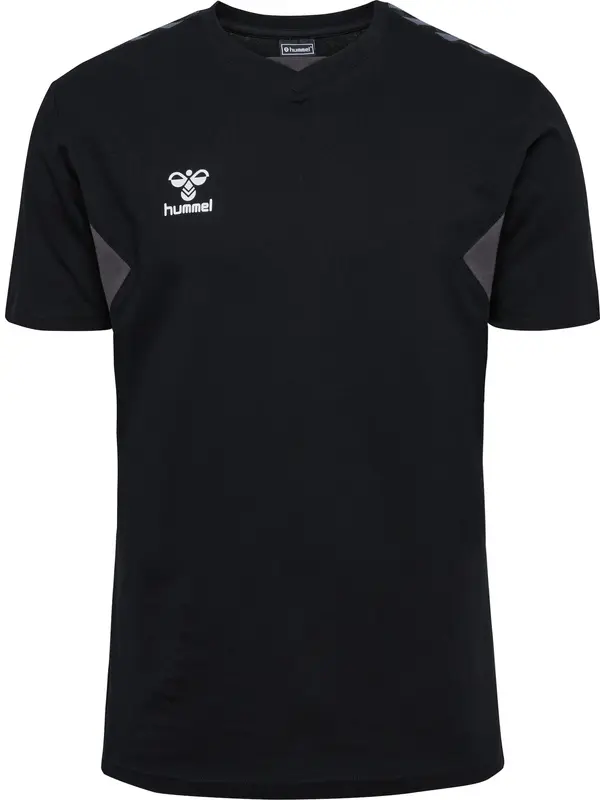Hummel Hummel Tehnička sportska majica 'Authentic'  siva / crna / bijela