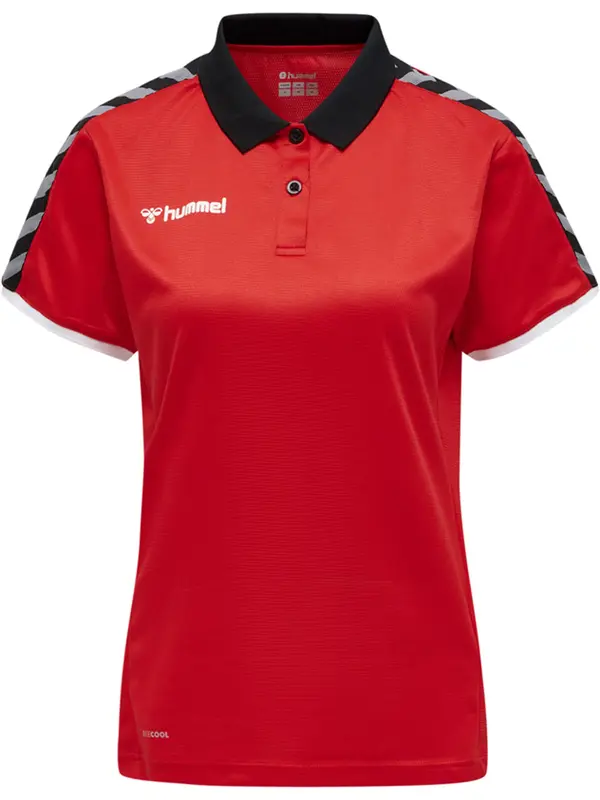Hummel Hummel Tehnička sportska majica 'Authentic'  siva / crvena / crna / bijela