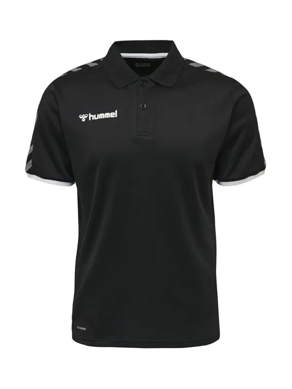 Hummel Hummel Tehnička sportska majica 'Authentic'  tamo siva / crna / bijela