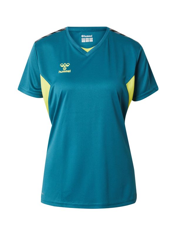 Hummel Hummel Tehnička sportska majica 'AUTHENTIC'  žuta / siva / petrol / crna