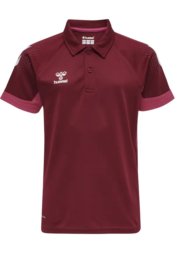 Hummel Hummel Tehnička sportska majica  bordo / bijela