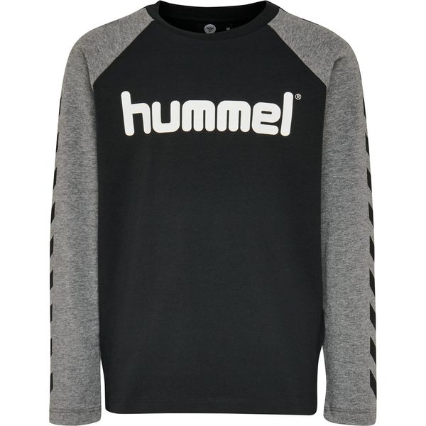 Hummel Hummel Tehnička sportska majica 'BOYS'  siva melange / crna / bijela