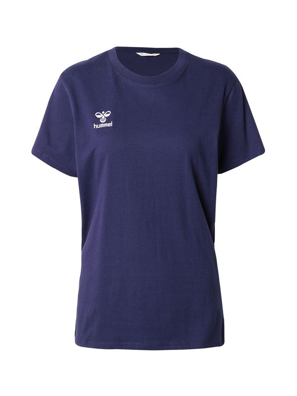 Hummel Hummel Tehnička sportska majica 'Go 2.0'  morsko plava / bijela