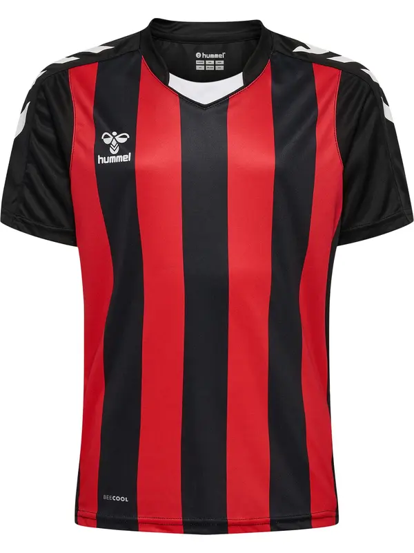 Hummel Hummel Tehnička sportska majica  karmin crvena / crna / bijela