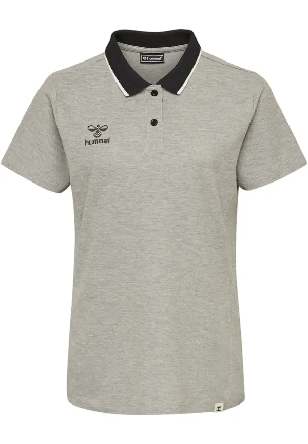 Hummel Hummel Tehnička sportska majica 'Move'  siva melange / crna / bijela