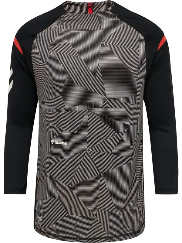 Hummel Hummel Tehnička sportska majica 'Pro XK Game'  tamo siva / crvena / crna / bijela