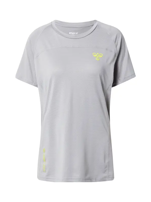 Hummel Hummel Tehnička sportska majica  siva / limeta