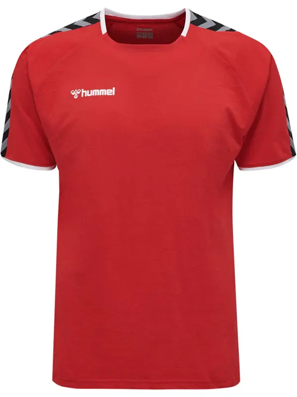 Hummel Hummel Tehnička sportska majica  vatreno crvena / crna / bijela