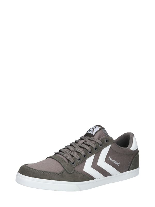 Hummel Hummel Visoke tenisice 'Slimmer Stadil'  tamo siva / bijela