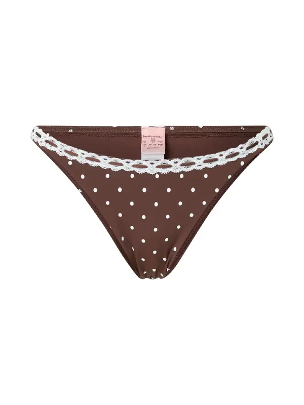 Hunkemöller Hunkemöller Bikini donji dio 'Algarve'  smeđa / bijela