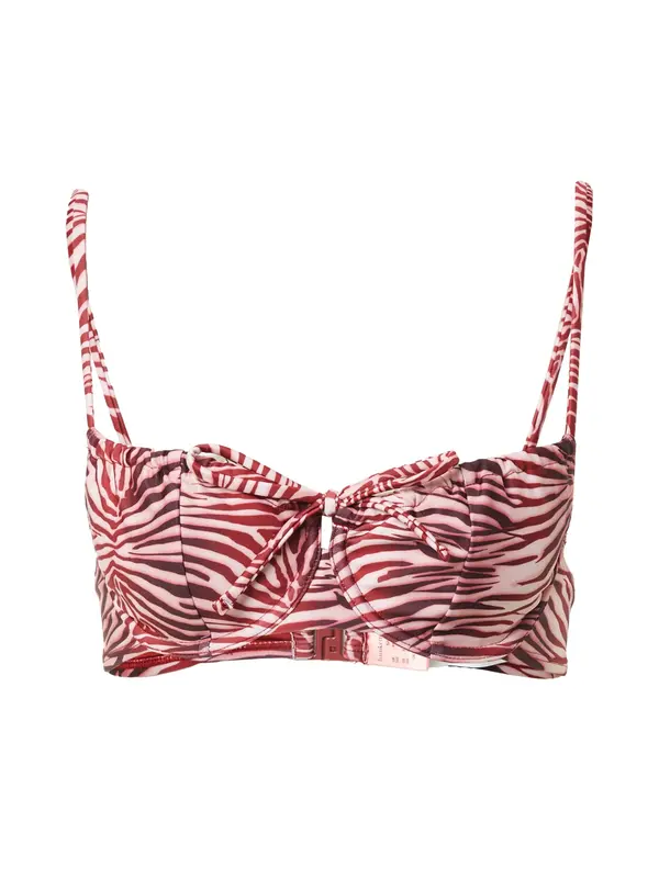 Hunkemöller Hunkemöller Bikini gornji dio 'Brazil'  ljubičasto crvena / pastelno roza / crvena