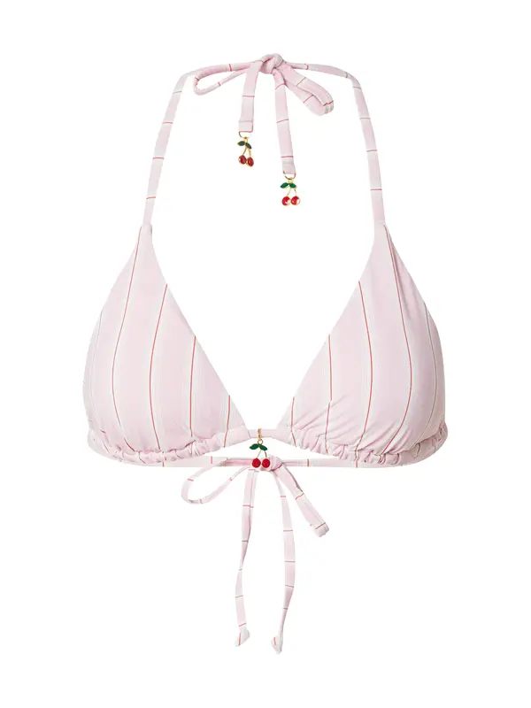 Hunkemöller Hunkemöller Bikini gornji dio 'Corfu'  roza / crvena / bijela