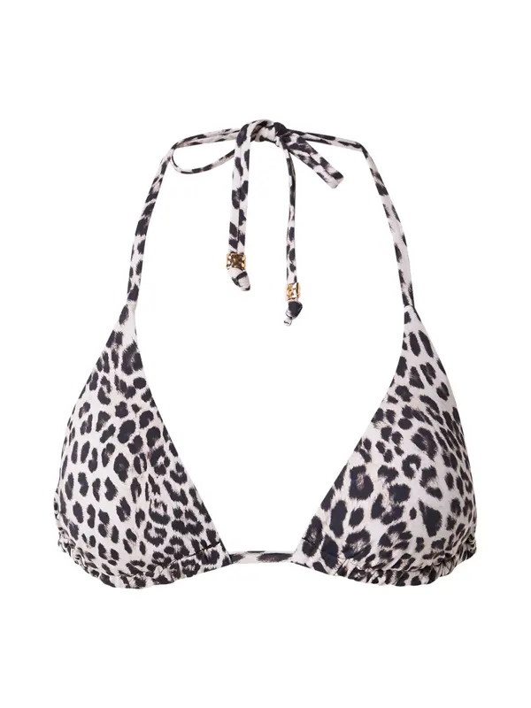Hunkemöller Hunkemöller Bikini gornji dio 'Luxe'  čokolada / crna / bijela