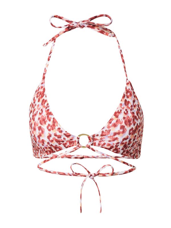 Hunkemöller Hunkemöller Bikini gornji dio 'Tobago'  ljubičasta / pastelno narančasta / crvena / bijela