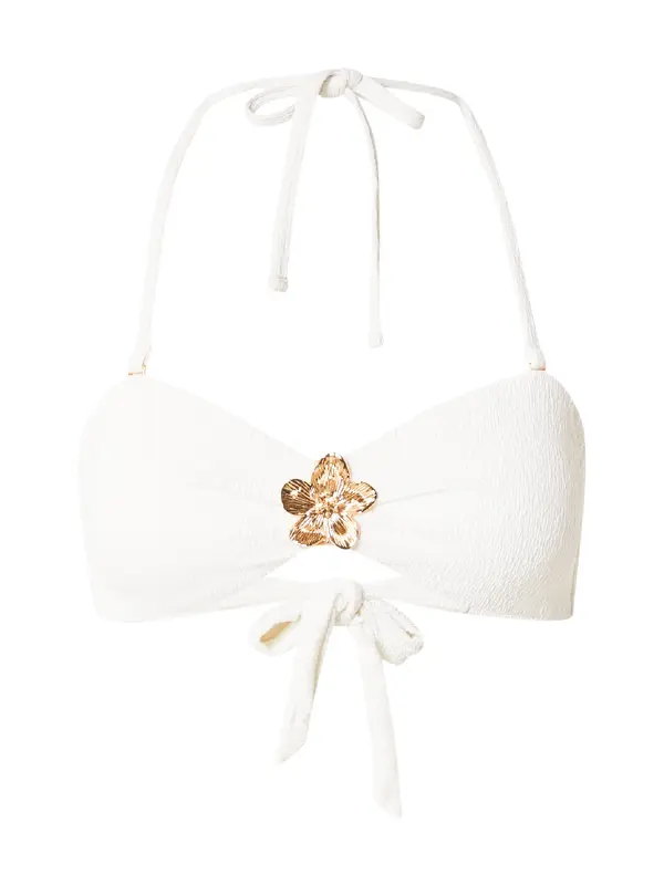 Hunkemöller Hunkemöller Bikini gornji dio  zlatna / bijela