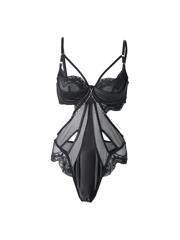 Hunkemöller Hunkemöller Bodi 'Belladonna'  crna
