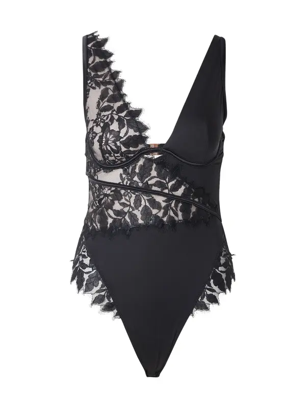 Hunkemöller Hunkemöller Bodi  crna