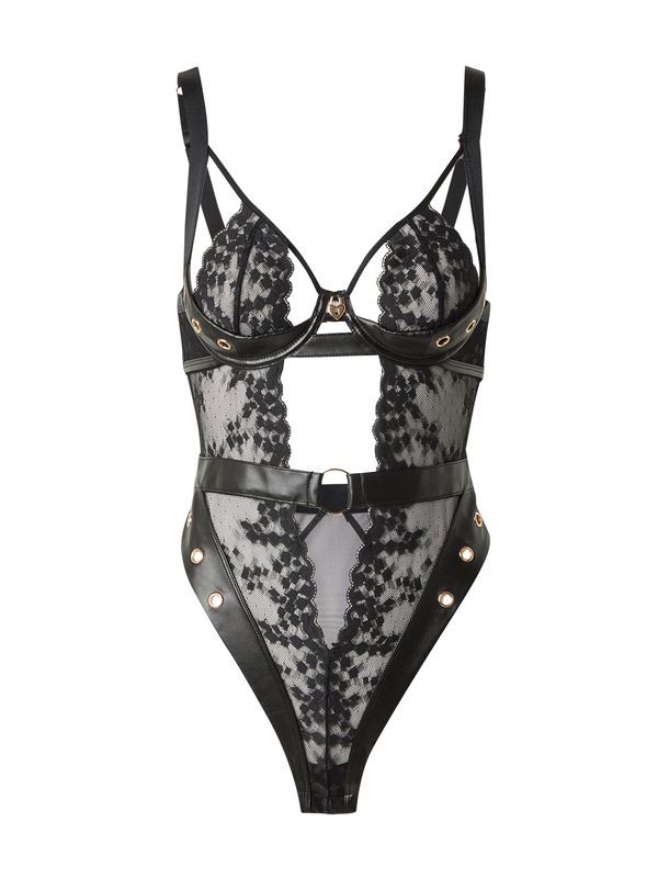 Hunkemöller Hunkemöller Bodi 'Desire'  crna