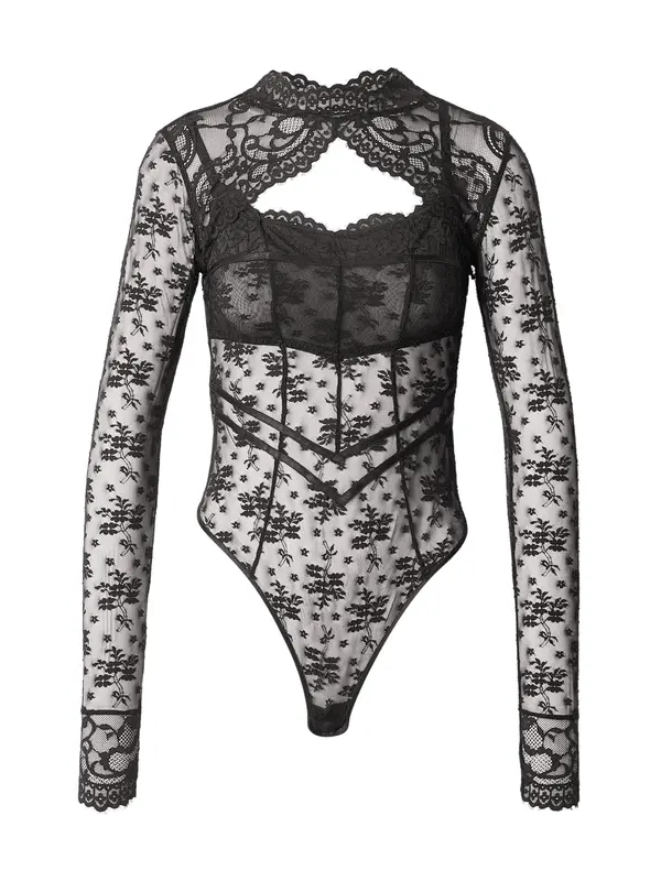 Hunkemöller Hunkemöller Bodi 'Faith'  crna