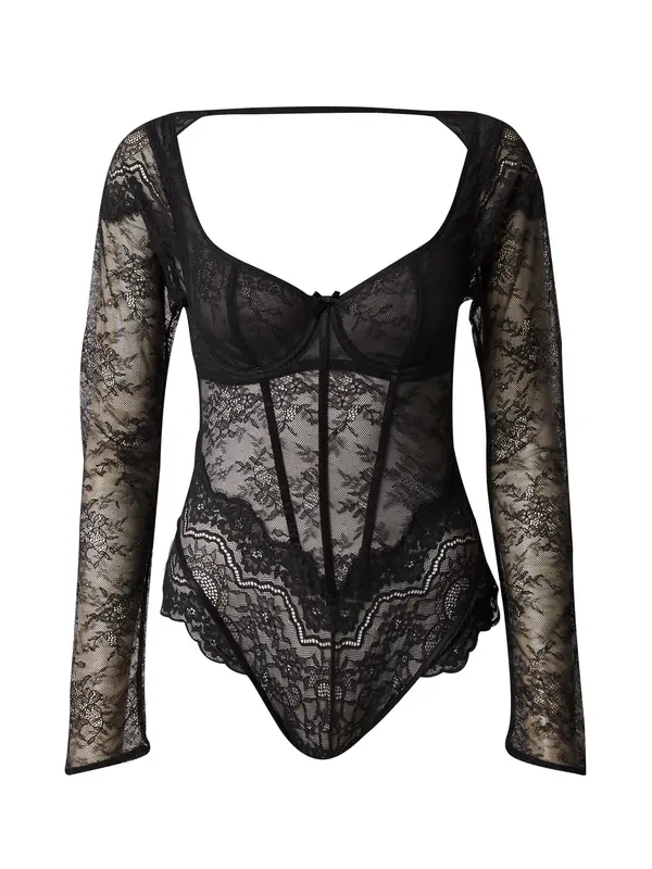 Hunkemöller Hunkemöller Bodi 'Mabel'  crna