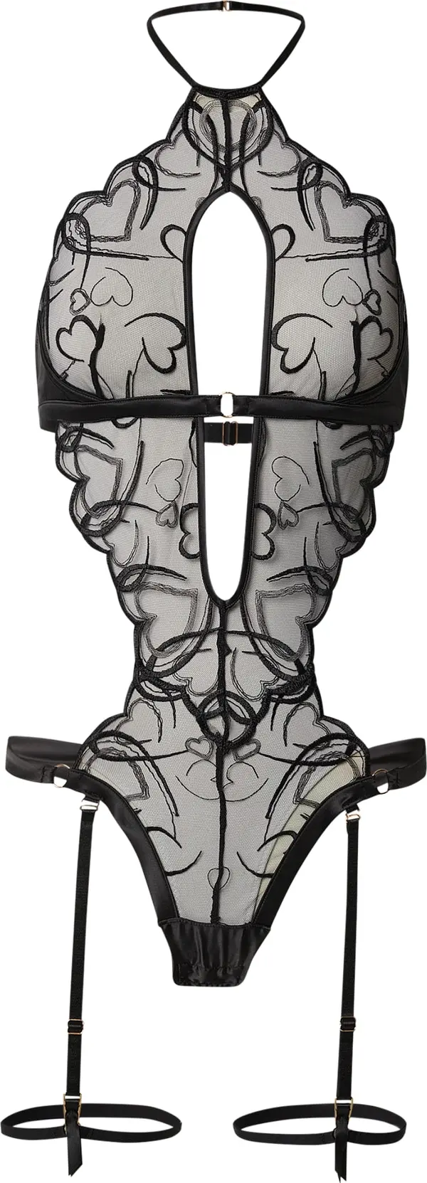 Hunkemöller Hunkemöller Bodi 'Olivia'  crna