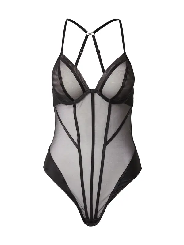 Hunkemöller Hunkemöller Bodi 'Rianne'  crna
