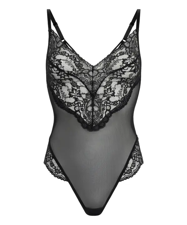 Hunkemöller Hunkemöller Bodi 'Sabrina'  crna