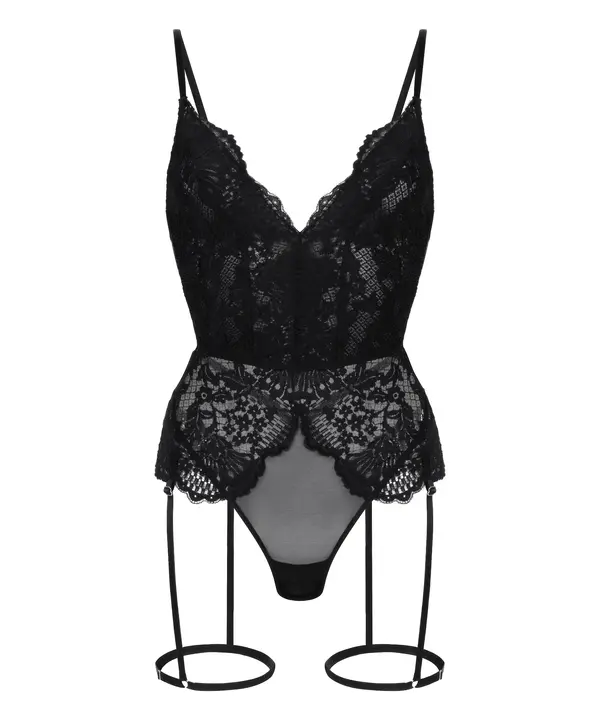 Hunkemöller Hunkemöller Bodi 'Whitney'  crna