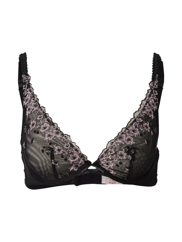 Hunkemöller Hunkemöller Grudnjak 'Chloe Up'  lila / crna
