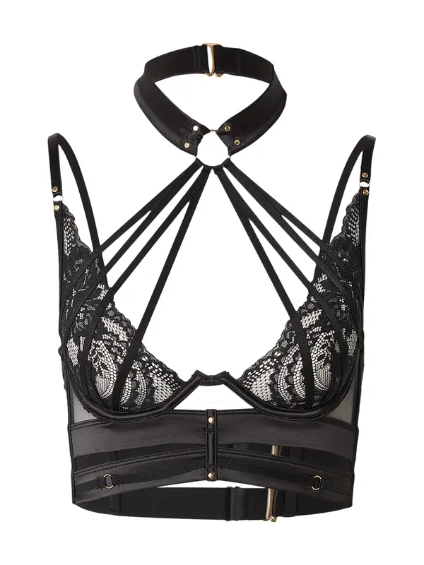 Hunkemöller Hunkemöller Grudnjak 'Emmeline Up'  crna