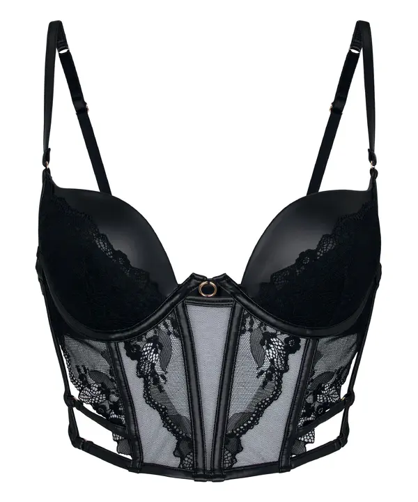 Hunkemöller Hunkemöller Grudnjak 'Ilenia'  crna