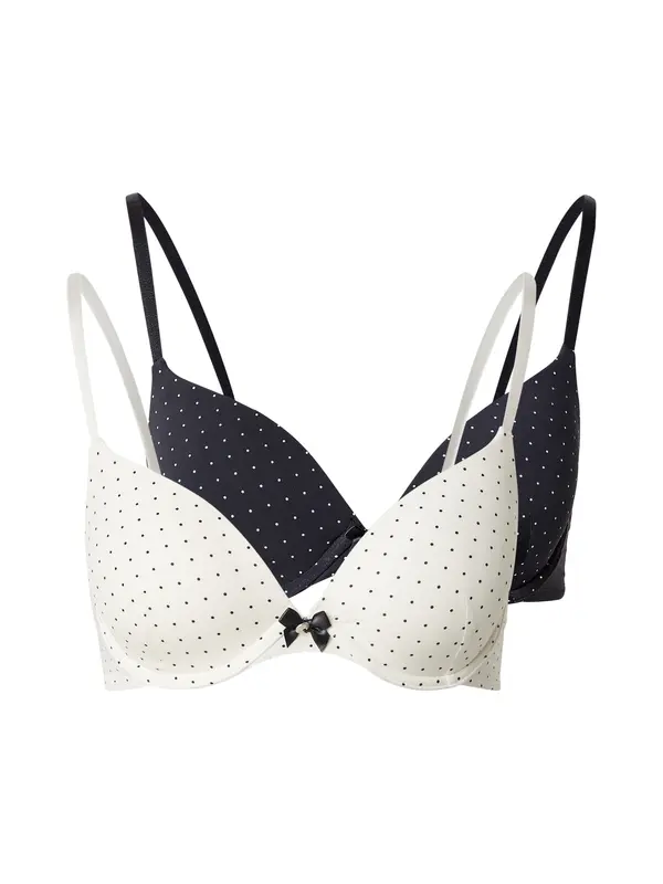 Hunkemöller Hunkemöller Grudnjak 'P&M'  crna / bijela