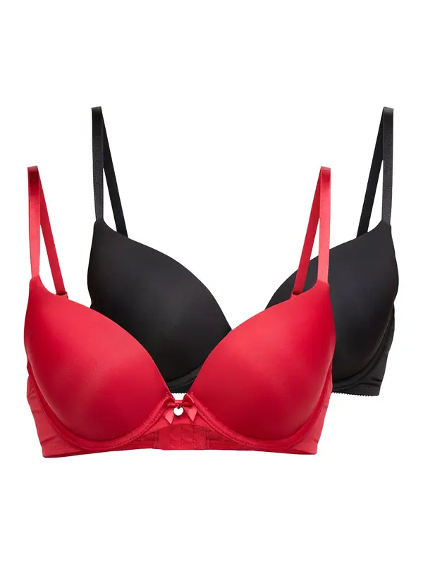 Hunkemöller Hunkemöller Grudnjak 'P&M'  crvena / crna