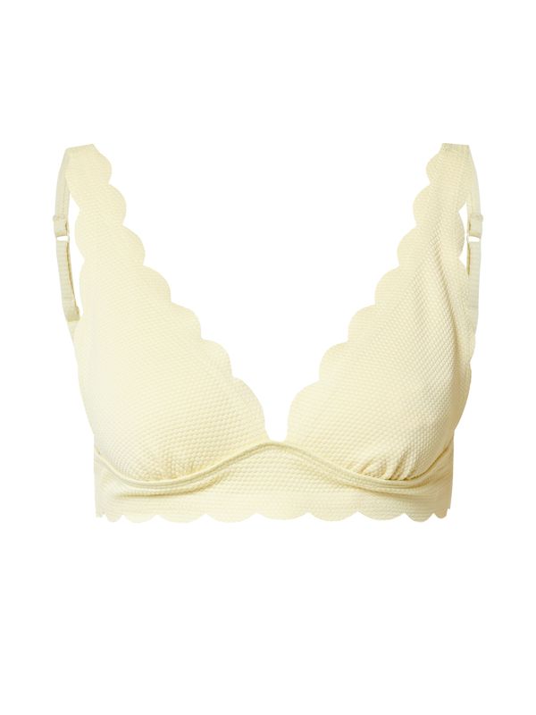 Hunkemöller Hunkemöller Grudnjak 'Scallop'  pastelno žuta