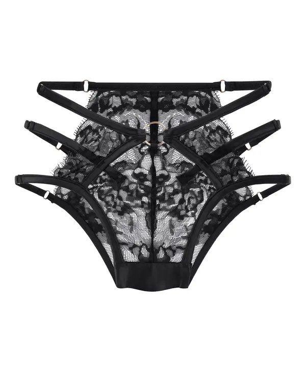 Hunkemöller Hunkemöller Hipster gaćice  crna