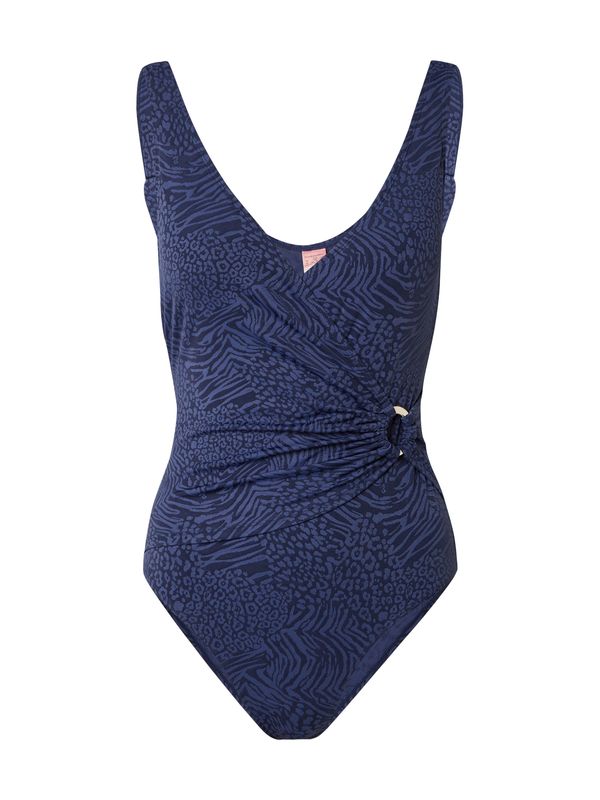 Hunkemöller Hunkemöller Jednodijelni kupaći kostim 'Kai'  morsko plava / crno plava