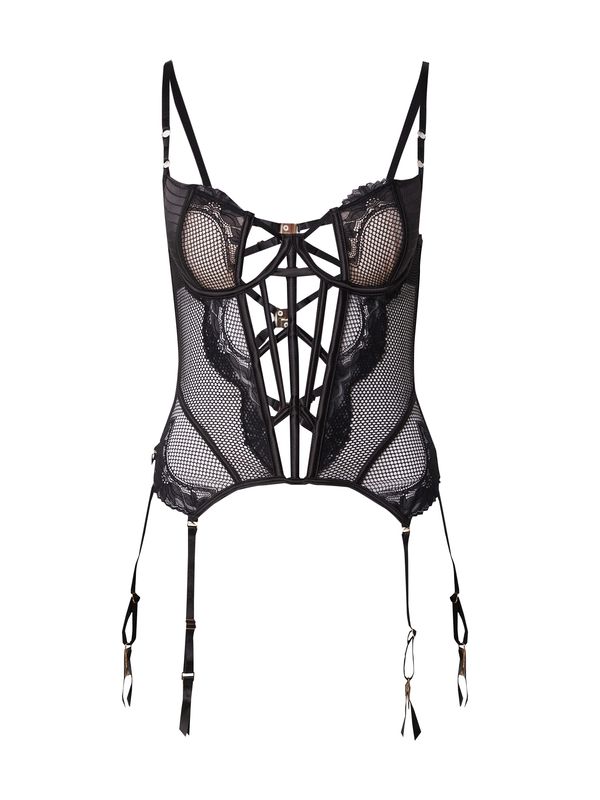 Hunkemöller Hunkemöller Korzet 'Belladonna'  crna