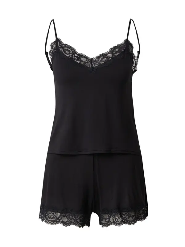Hunkemöller Hunkemöller Kratke hlače za spavanje  crna