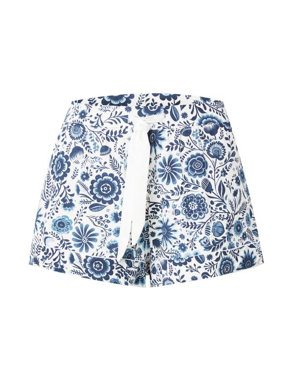 Hunkemöller Hunkemöller Kratke hlače za spavanje  mornarsko plava / svijetloplava / bijela